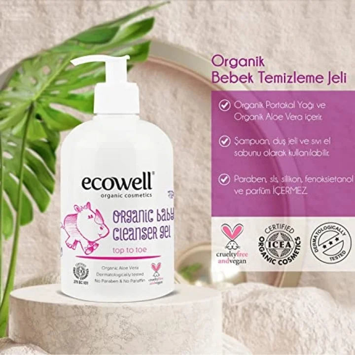 Organik Organik Bebek Temizleme Jeli (1 x 500 mL)