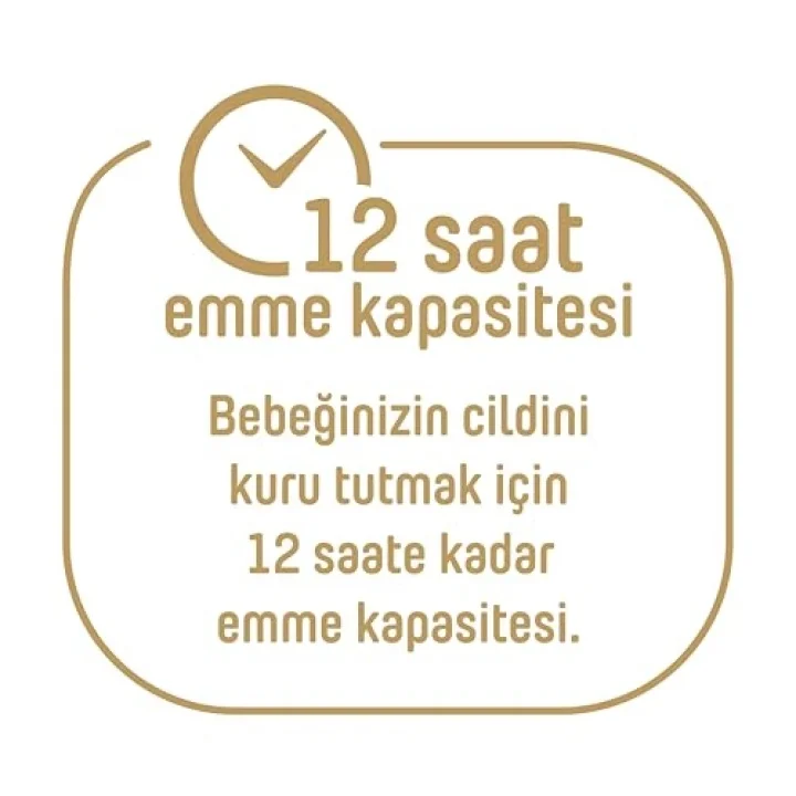 Organik Pamuklu Cırtlı Bez 4Lü Paket 1 Numara Yenidogan 256 Adet