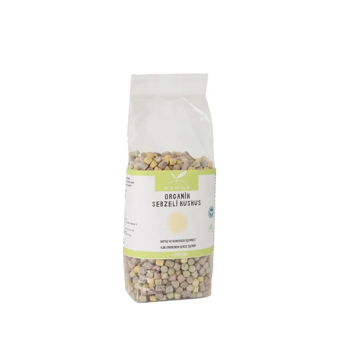 Organik Sebzeli Kuskus Makarna 250 gr