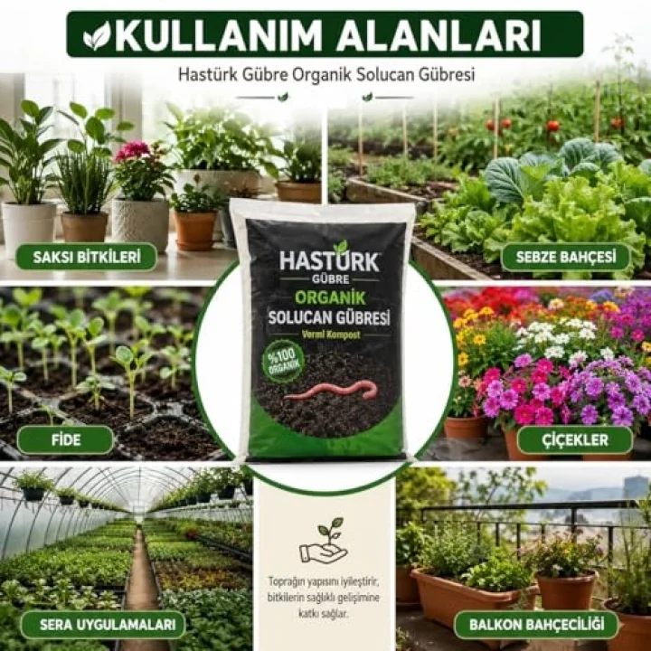 Organik Solucan Gübresi 1 Kg.