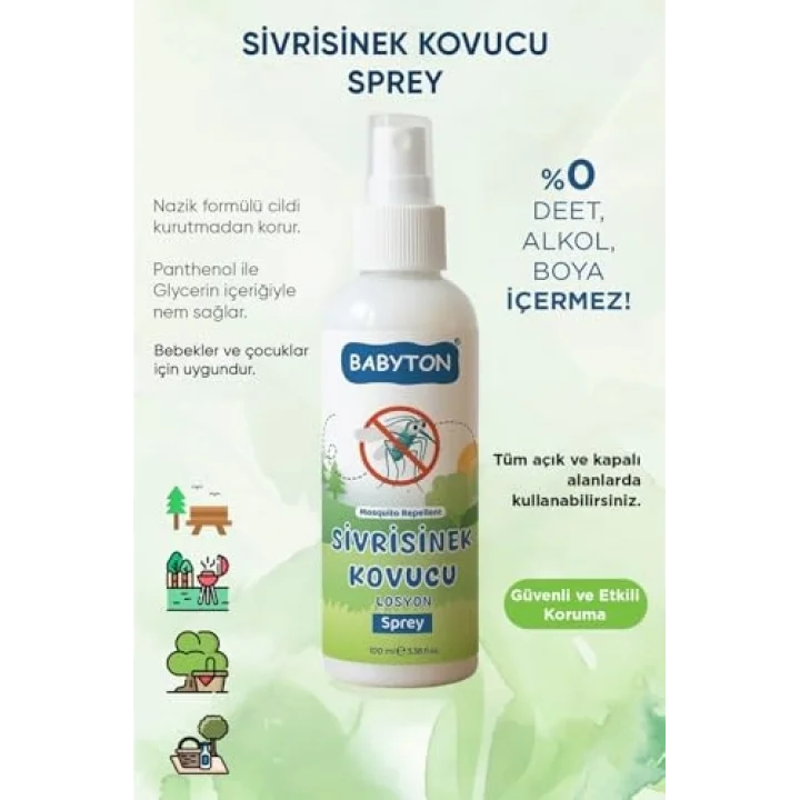 Organik Ve Doğal İçerikli Vücut Koruyucu Sprey