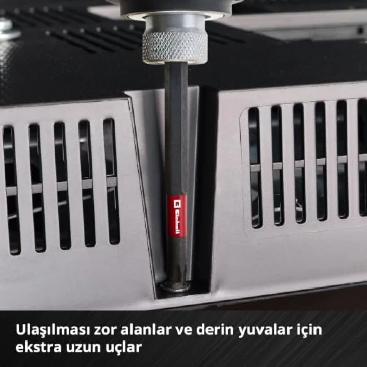 Orijinal Einhell M-CASE 38-Parça Darbeye Dayanıklı Uç Seti (25 mm, 50 mm Ve 90 mm Uçlar, Altıgen Lokmalar, 60 mm Uç Tutucu, Saklama Kutusu Dahil) - 49109250