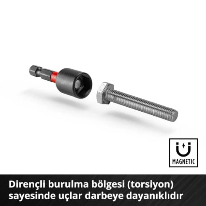 Orijinal Einhell S-CASE 18 parça darbeye dayanıklı aksesuar seti (25 mm bitler, 50 mm bitler, 60 mm bit tutucu, lokma adaptörü, metal delme ucu ve saklama kutusu dahil) - 49108709
