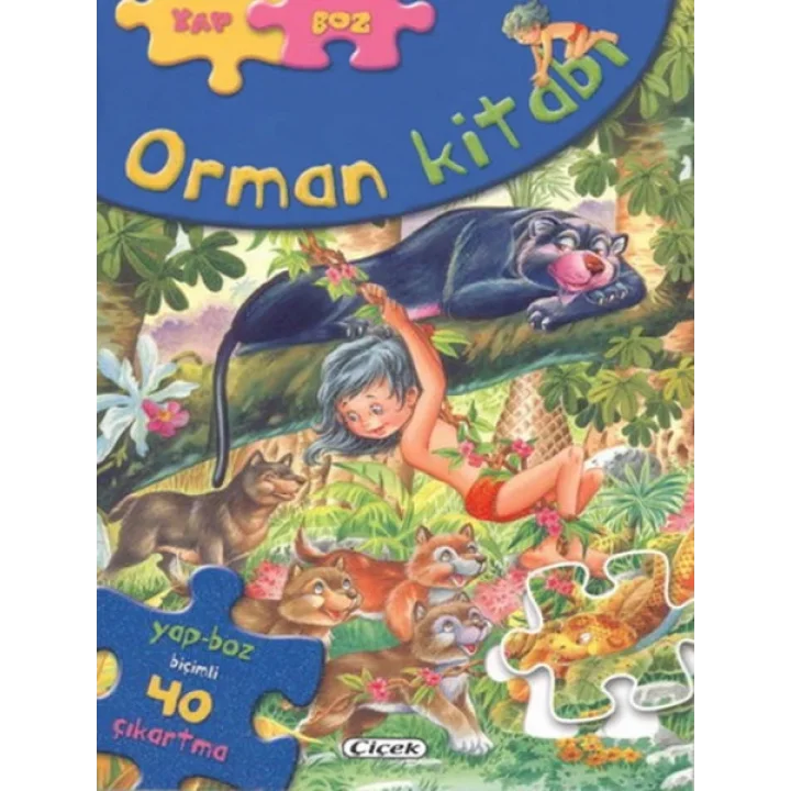 Orman Kitabı Yap-Boz Çıkartmalı Masallar 3