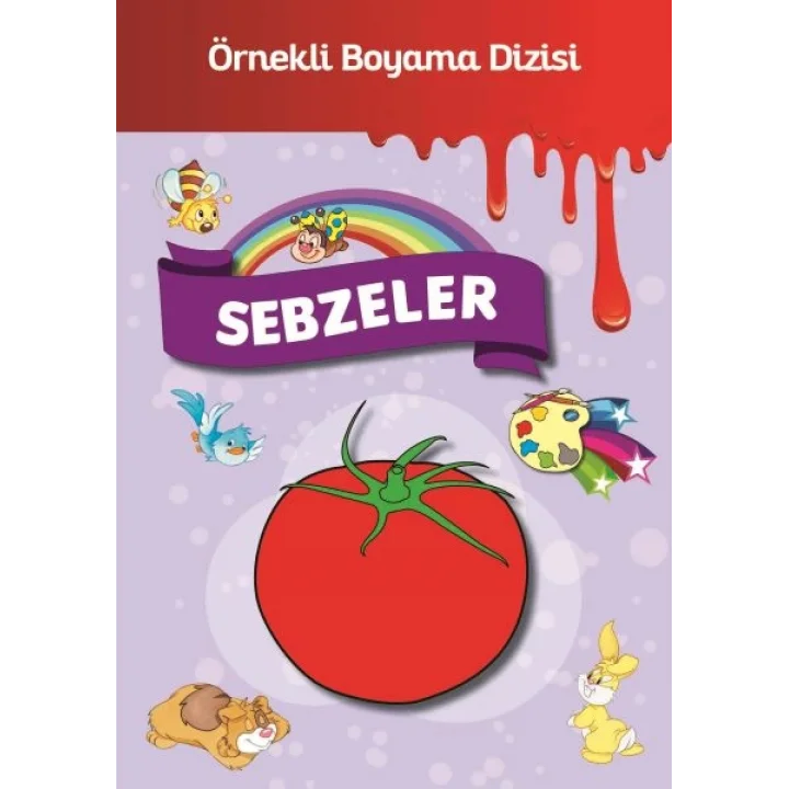 Örnekli Boyama - Sebzeler
