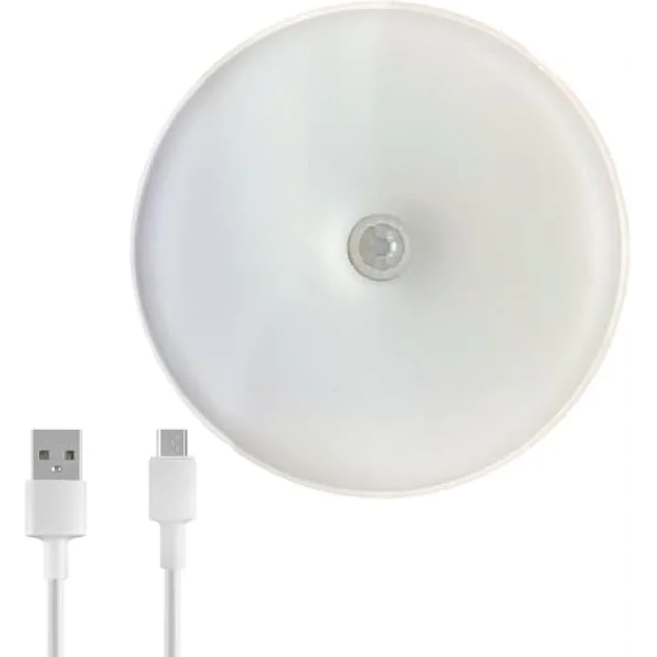 Orret Home Hareket Sensörlü LED Gece Lambası – Şarj Edilebilir ve Taşınabilir 4000K Işık, USB ile Dolap İçi, Merdiven, Gardrop Altı Kullanımına Uygun Beyaz Işık Spot Lamba (1)