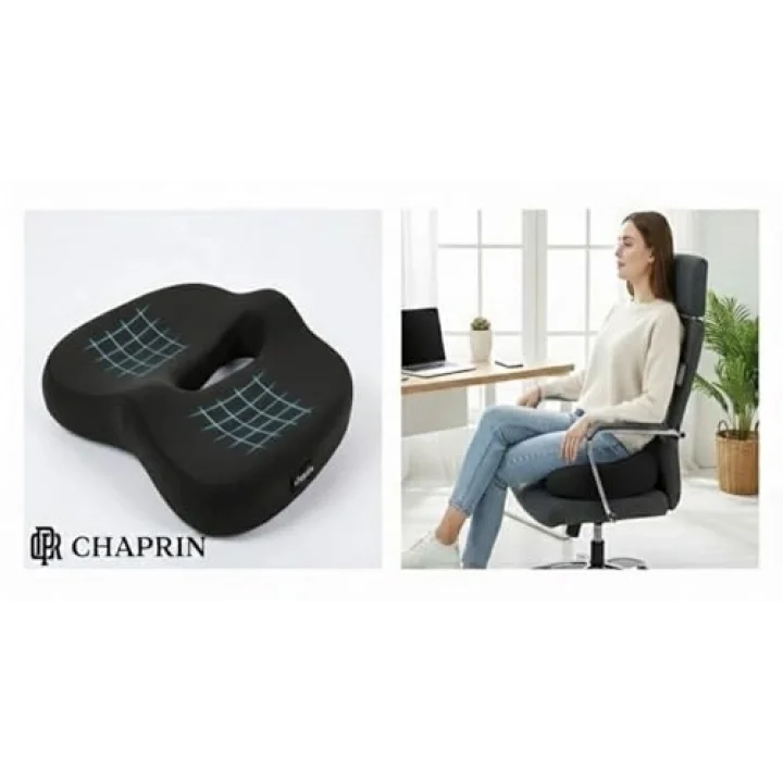 Ortopedik Visco Oturma Minderi – Ergonomik Oturma Simidi | Siyah