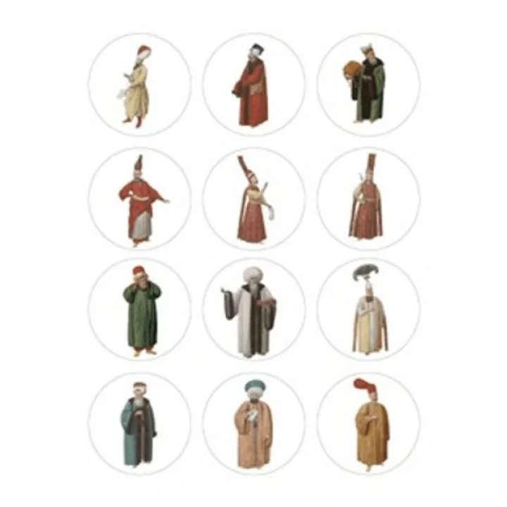 Osmanlılar Sticker (12li)