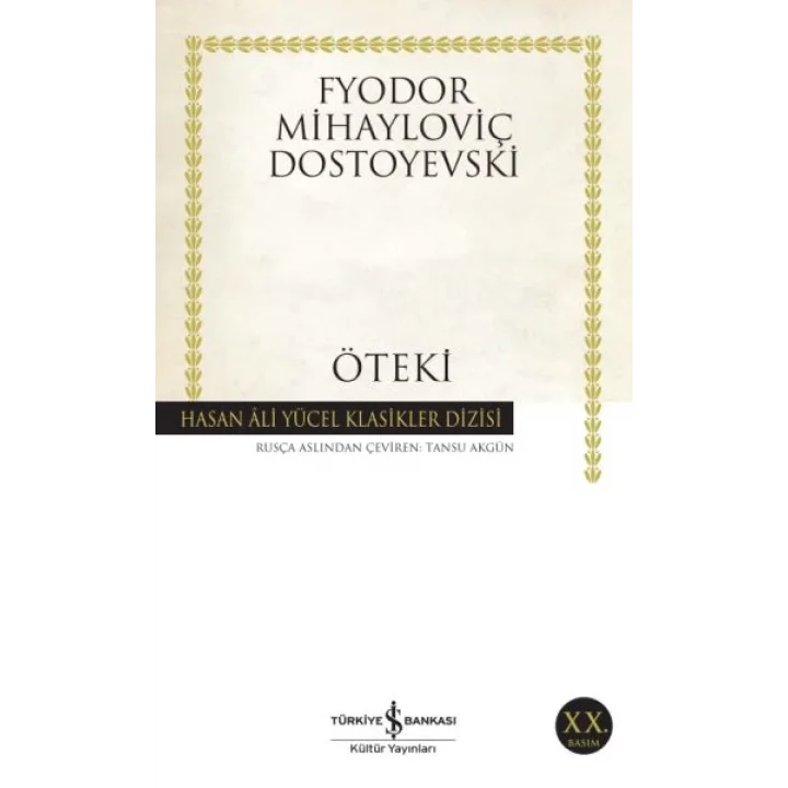 Öteki - Hasan Ali Yücel Klasikleri