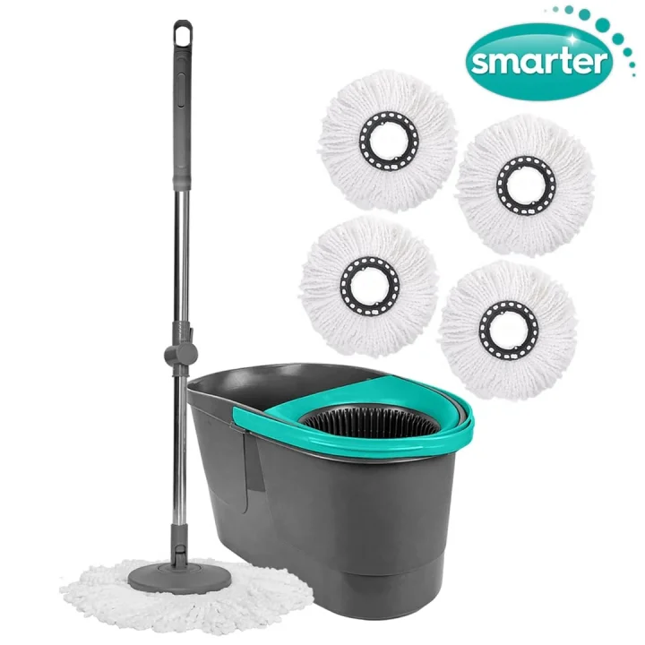 OTOMATİK TEMİZLİK SETİ 4 MİKROFİBER MOP PASPAS