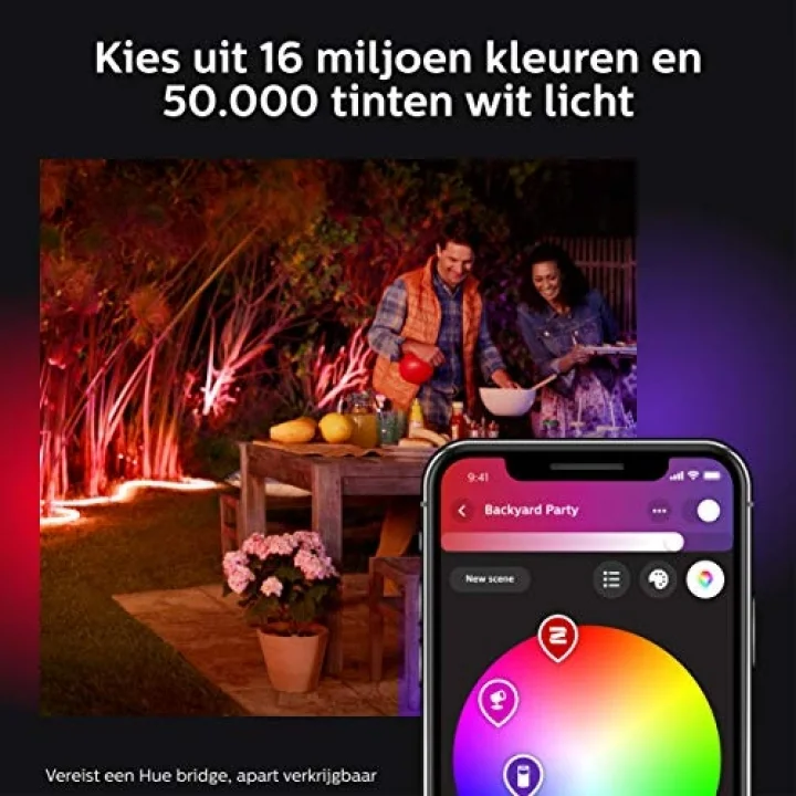 Outdoor Renkli Akıllı Led Şerit, 5 metre aydınlatma - 25.000 Saat Ampul Kullanım Ömrü