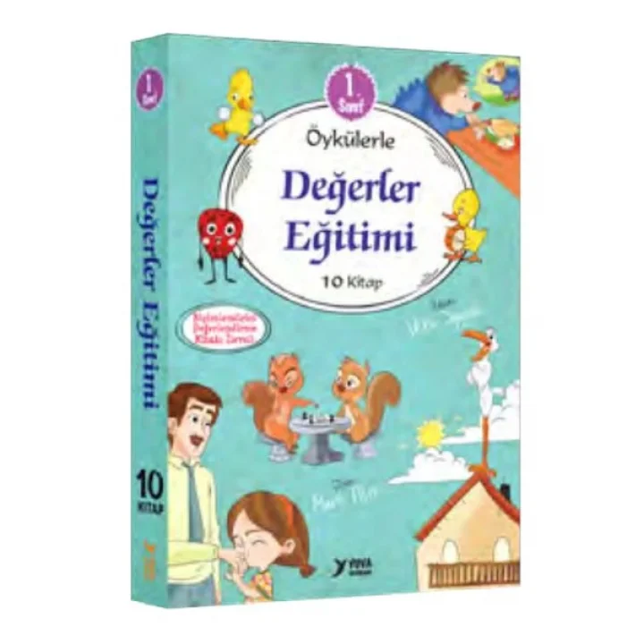 Öykülerle Değerler Eğitimi 1. Sınıflar İçin 10 Kitap Set