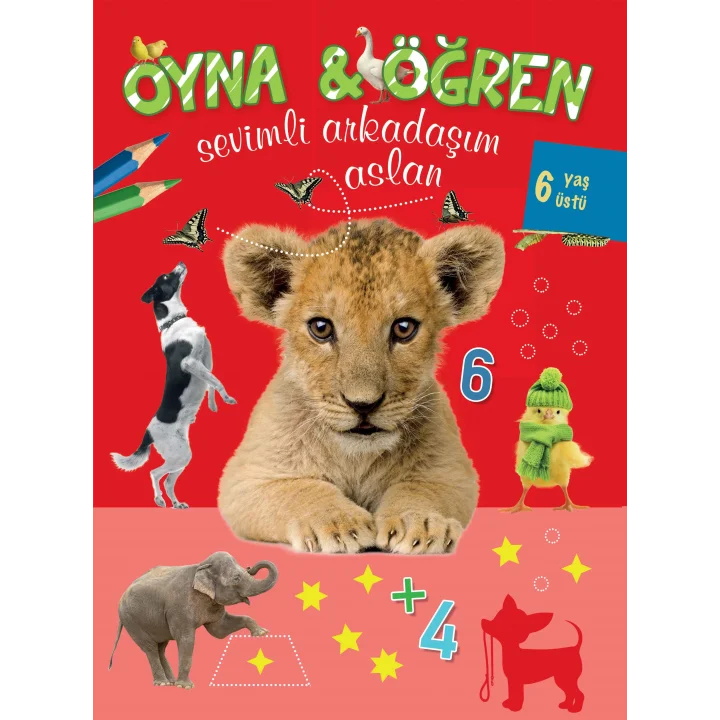 Oyna Öğren Sevimli Arkadaşım Aslan 6 Yaş Üstü