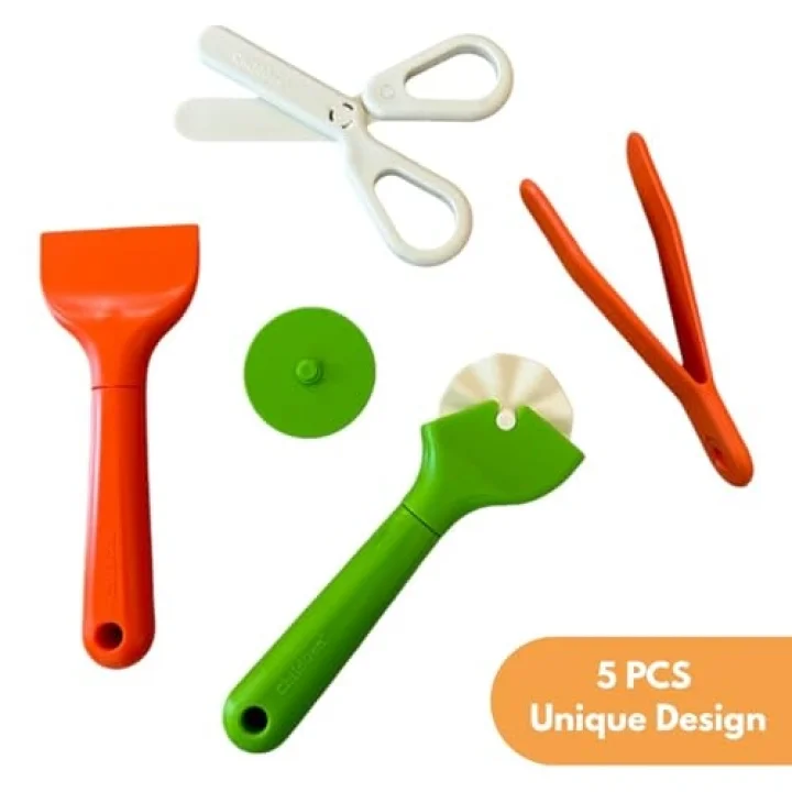 Oyun Hamuru Premium Modelleme Seti (ROLLER, MAKAS, SPATULA, CIMBIZ)