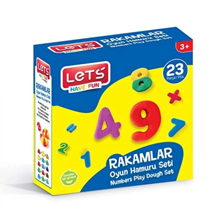 Oyun Hamuru Rakamlar Seti 23 Parça (L9102)