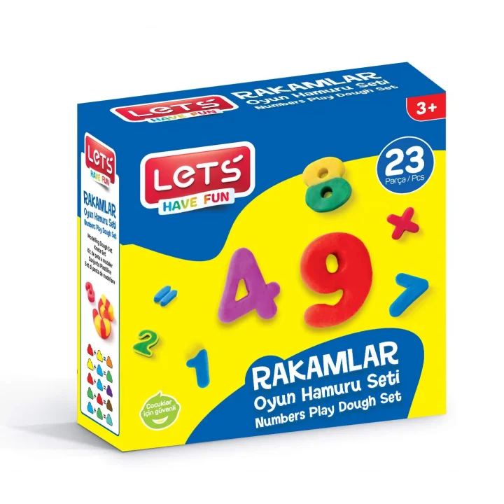 Oyun Hamuru Rakamlar Seti 23 Parça (L9102)