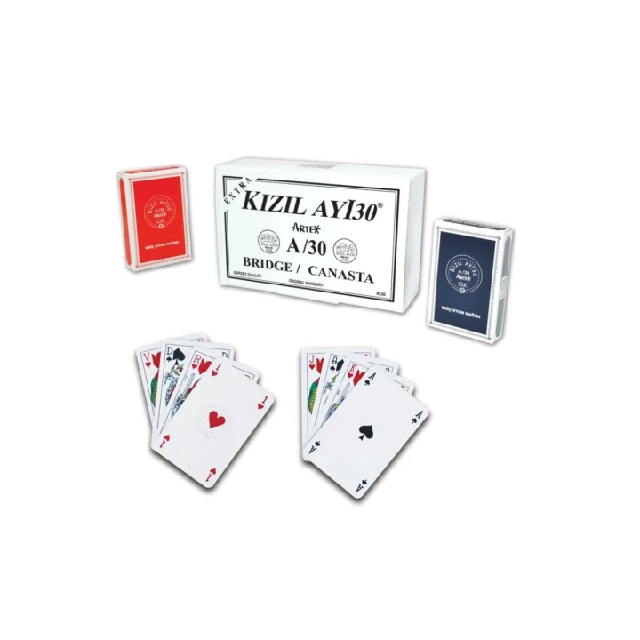 Oyun Kağıdı Kızıl Ay/30, Bridge Canasta Kağıdı