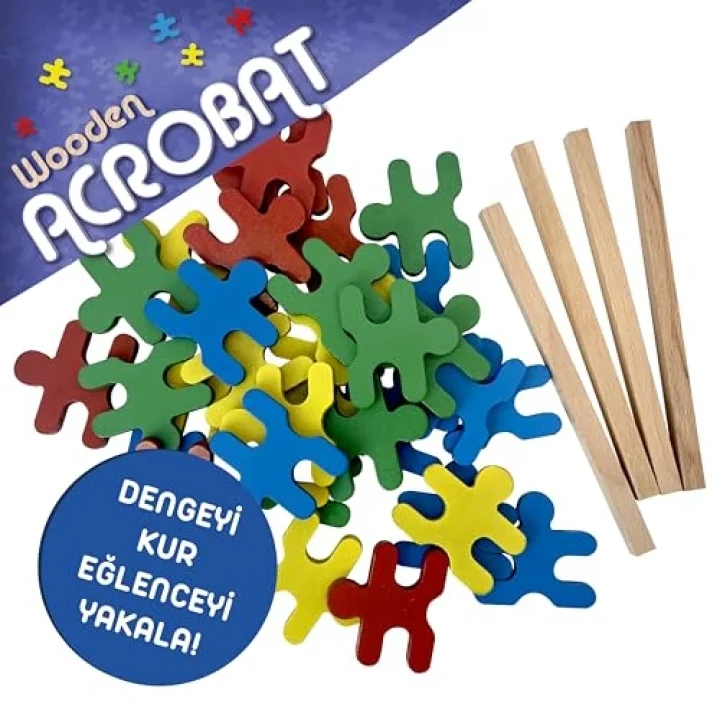 Oyuncak Wooden Acrobat