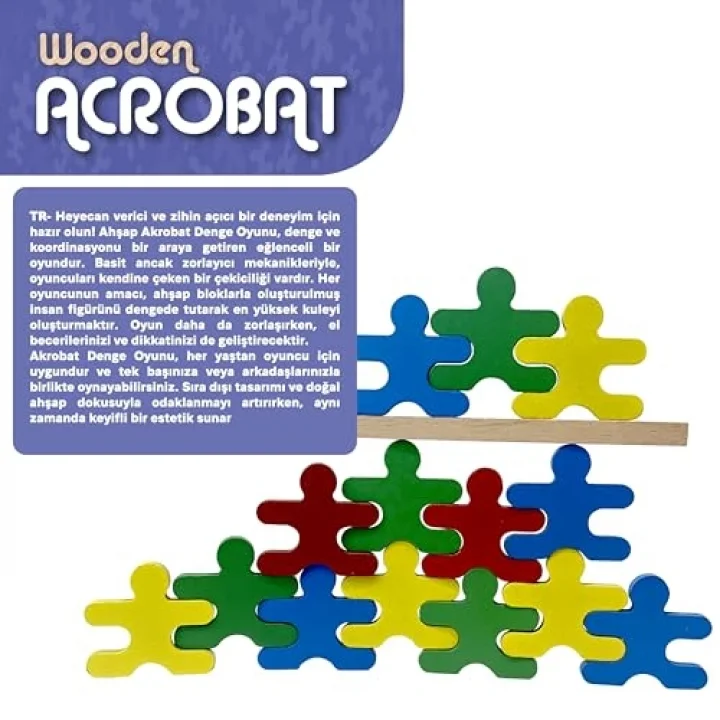 Oyuncak Wooden Acrobat