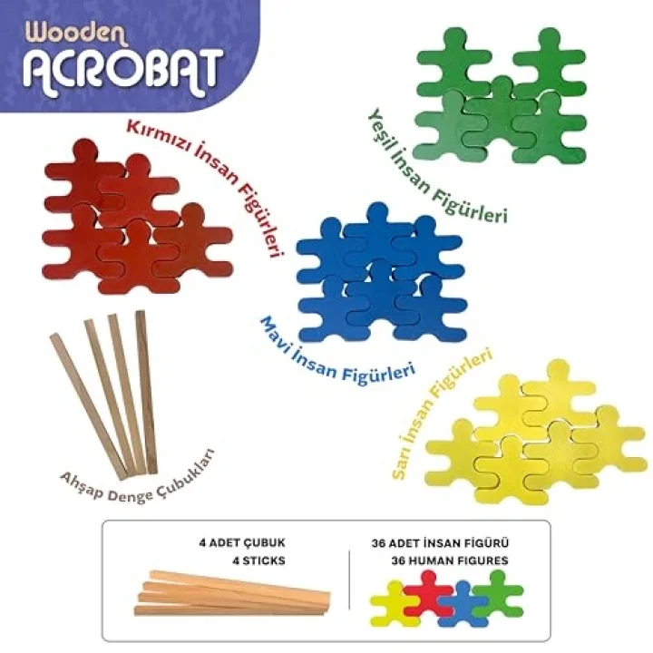 Oyuncak Wooden Acrobat