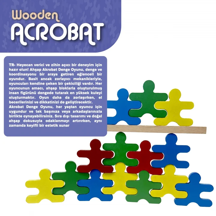 Oyuncak Wooden Acrobat