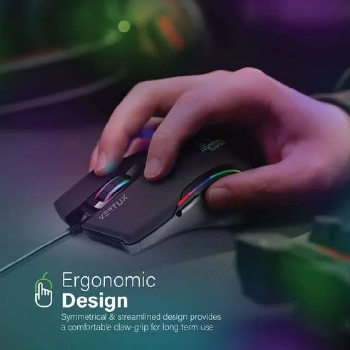 Oyuncu Mouse GameCharged™ Hafif Oyun Özel LED Işıklı 10.000 DPI - ASSAULTER