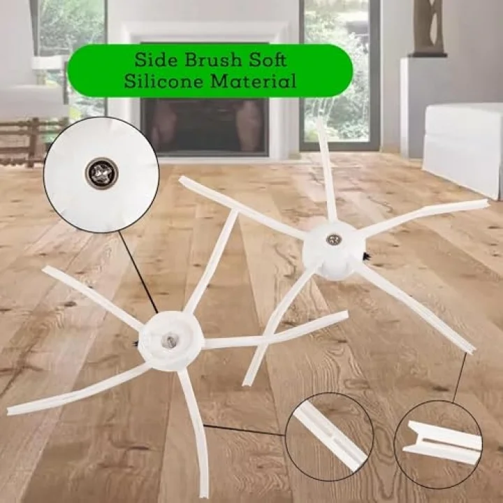 Ozemtek 4 Adet Yan Fırça Roborock Q7 Max Q7 Max Plus ile uyumlu