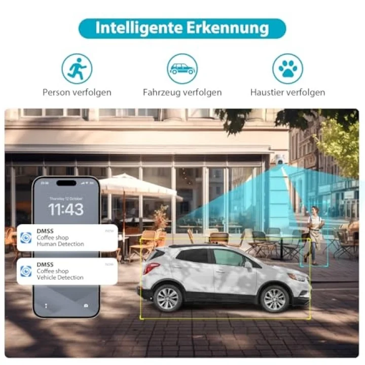 P3B-PV 3MP Dış Mekan Sabit Odaklı Wi-Fi Pan & Tilt Ağ Kamerası