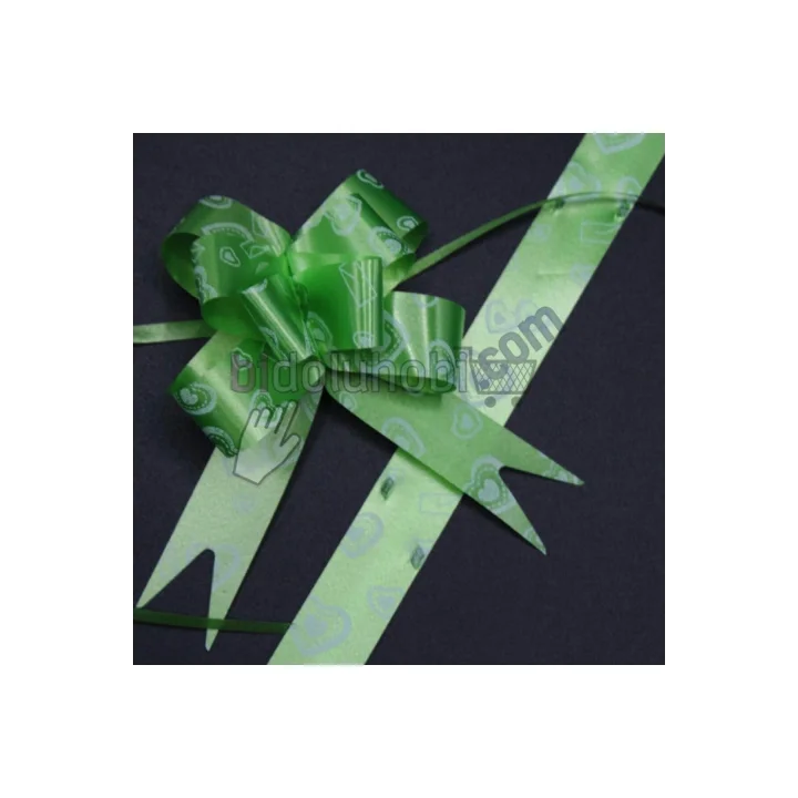 Paket Süsü Pratik Fiyonk 10lu 35 cm Yeşil