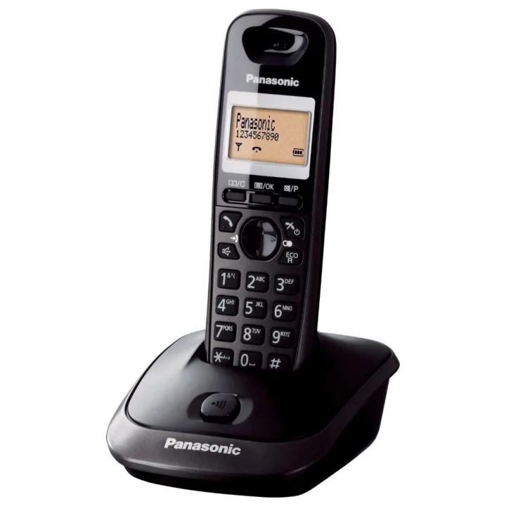 Panasonic KX TG2511 Telefon-Siyah Dect Telefon, Siyah