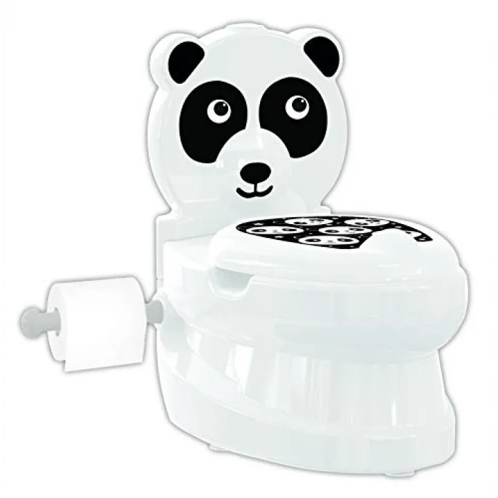 Panda Eğitici Lazımlık Educational Potty Tuvalet Siyah