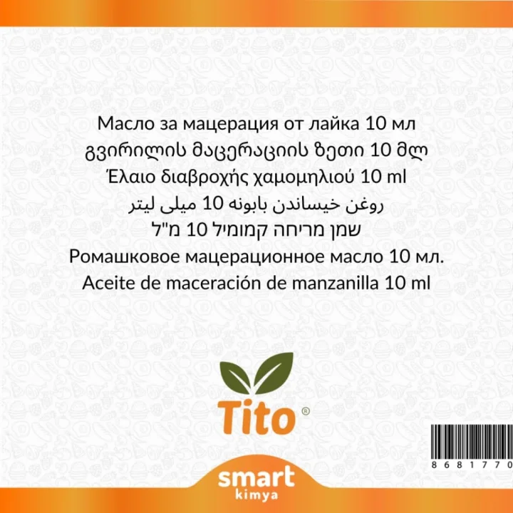 Papatya Maserasyon Yağı 10 ml