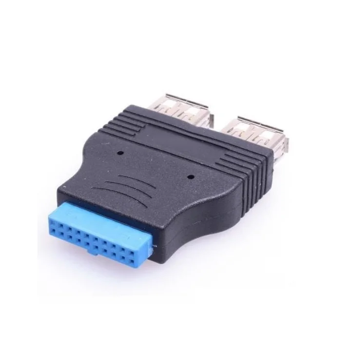 Parcbeny 2449 19 Pin 2xUSB 3.0 To 9 Pin USB 2.0 Çevirici Dönüştürücü Adaptör