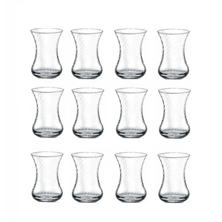 Paşabahçe 42781 Optikli İnce Belli Çay Bardak 12 Li