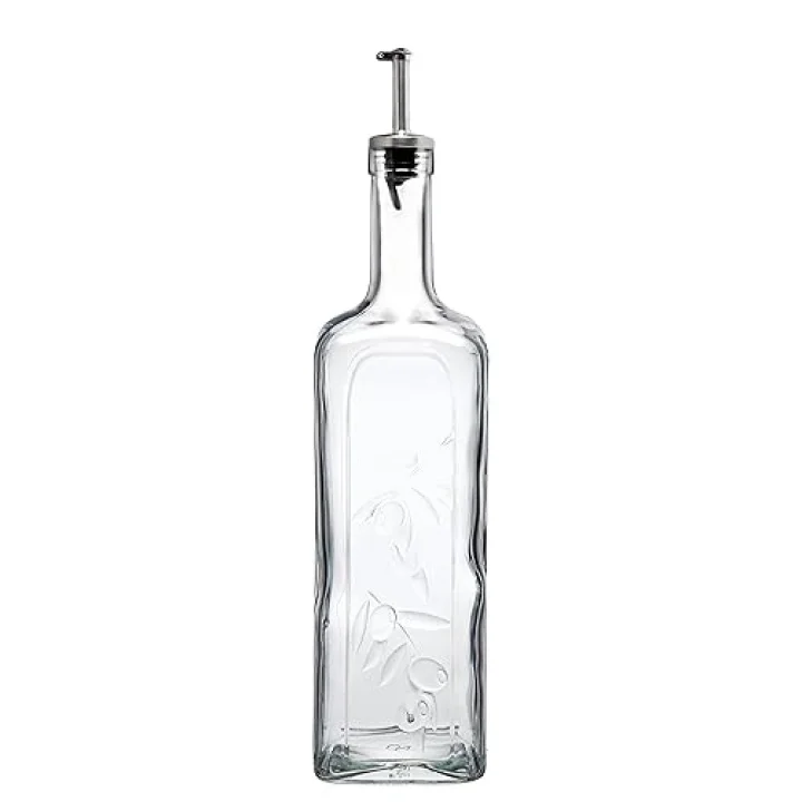Paşabahçe Paşabahçe Homemade Metal Tıpalı Yağlık & Sirkelik, Şeffaf, 1 Litre