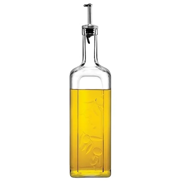 Paşabahçe Paşabahçe Homemade Metal Tıpalı Yağlık & Sirkelik, Şeffaf, 1 Litre