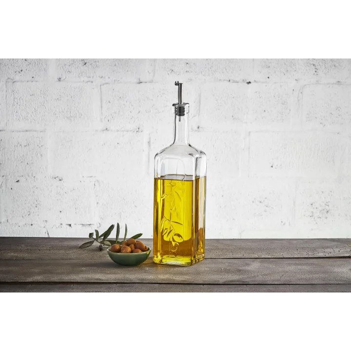 Paşabahçe Paşabahçe Homemade Metal Tıpalı Yağlık & Sirkelik, Şeffaf, 1 Litre