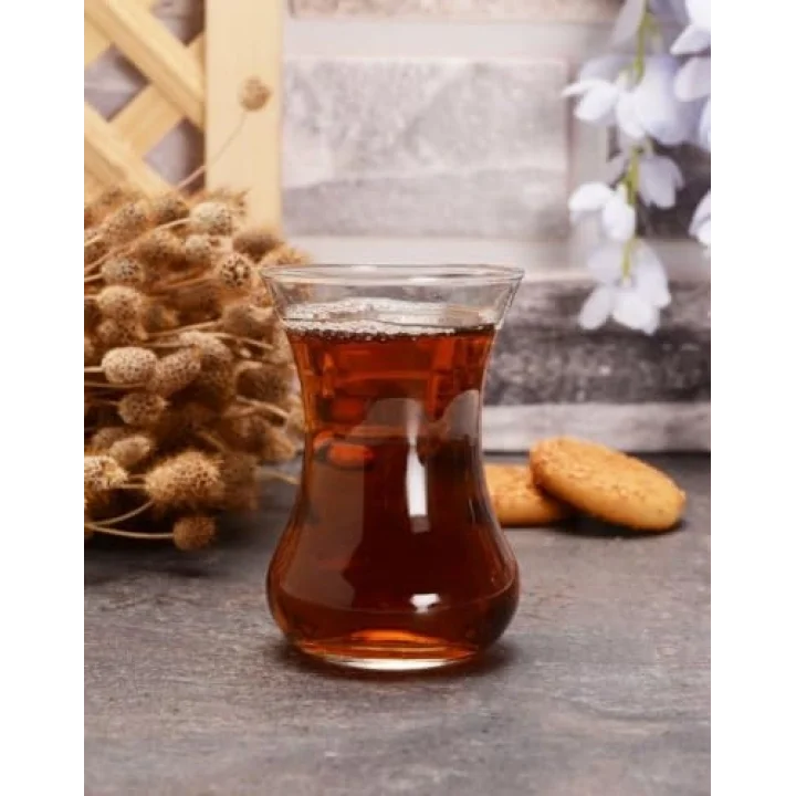 PAŞABAHÇE VEFA ÇAY BARDAĞI 6LI BARDAK PENCERELİ KUTU - 42771