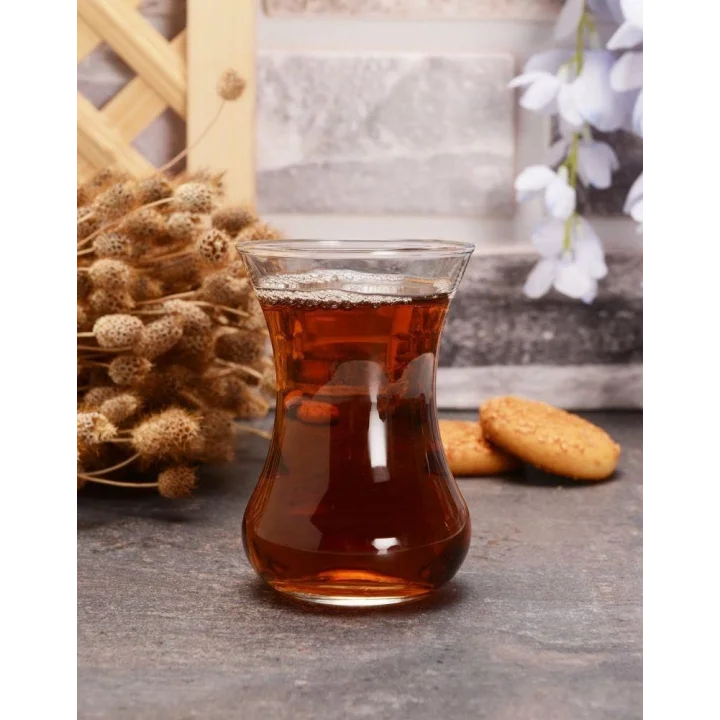 PAŞABAHÇE VEFA ÇAY BARDAĞI 6LI BARDAK PENCERELİ KUTU - 42771