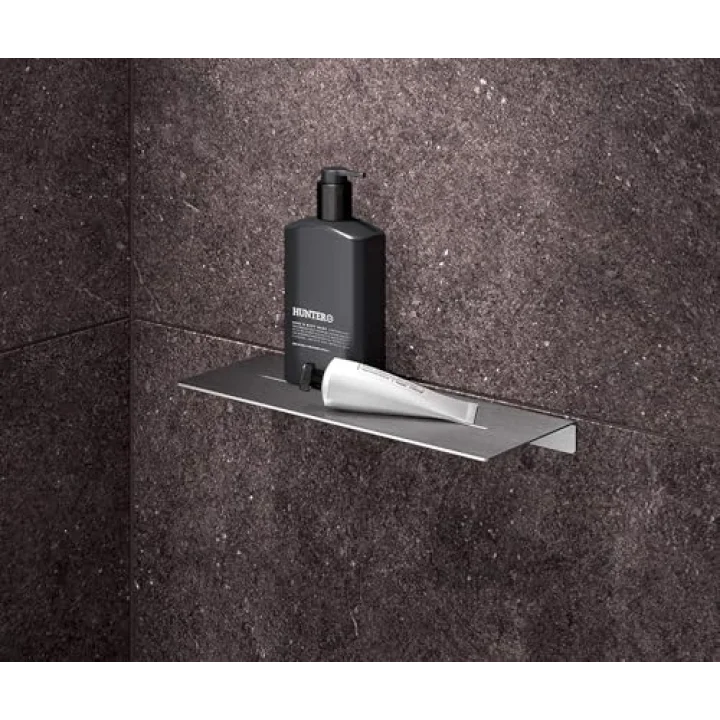 Paslanmaz Çelik 28cm Banyo Rafı Duş Rafı - VİDALI MONTAJ - INOX