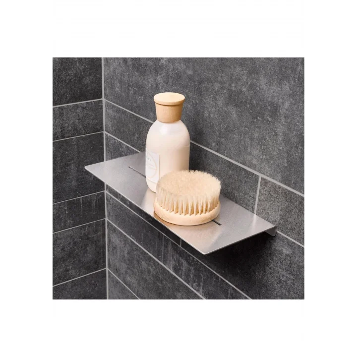 Paslanmaz Çelik 28cm Banyo Rafı Duş Rafı - VİDALI MONTAJ - INOX