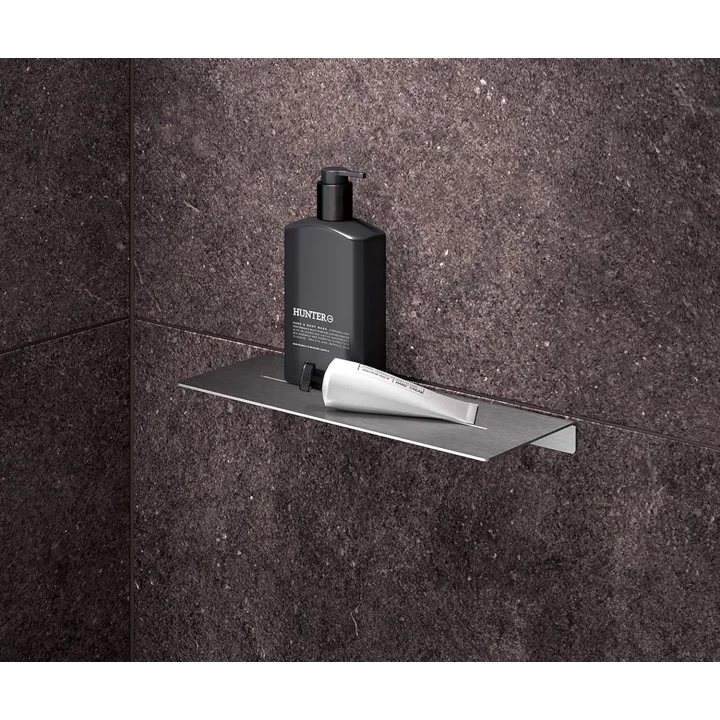 Paslanmaz Çelik 28cm Banyo Rafı Duş Rafı - VİDALI MONTAJ - INOX