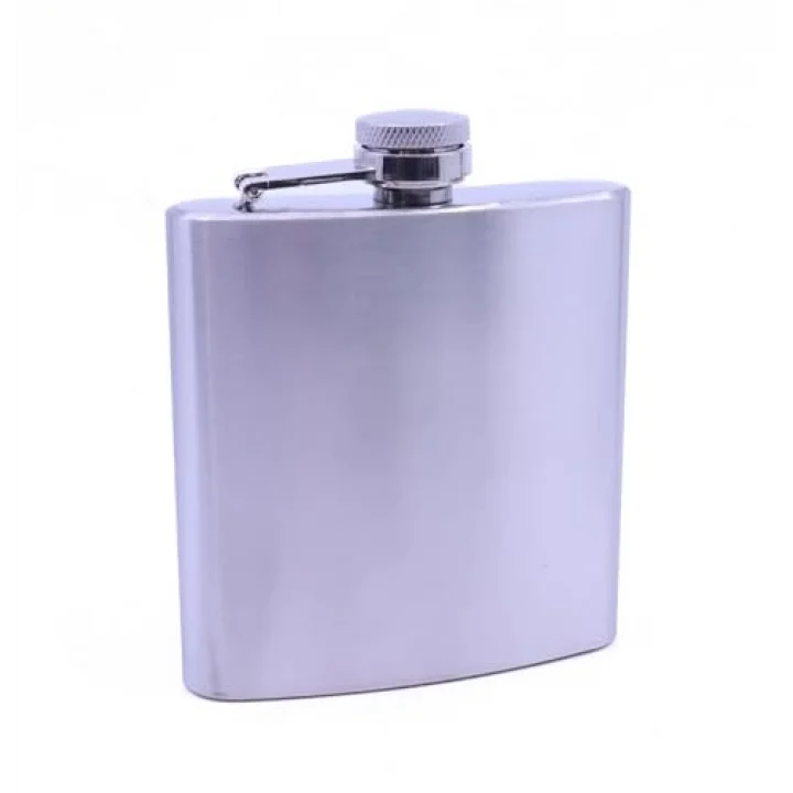 Paslanmaz Çelik Cep Matarası - Hip Flask 6 OZ