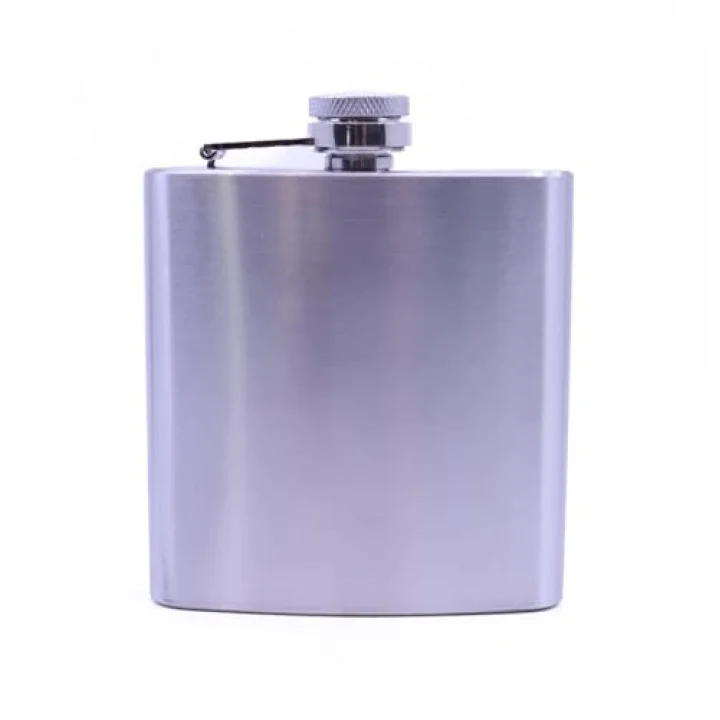Paslanmaz Çelik Cep Matarası - Hip Flask 6 OZ