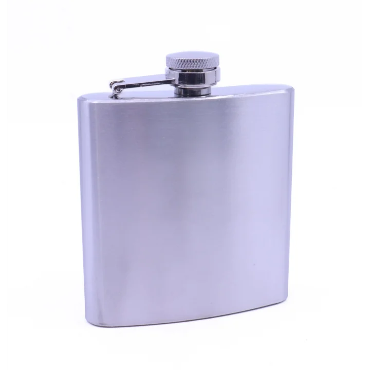 Paslanmaz Çelik Cep Matarası - Hip Flask 6 OZ
