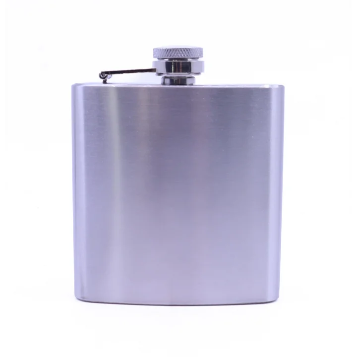 Paslanmaz Çelik Cep Matarası - Hip Flask 6 OZ