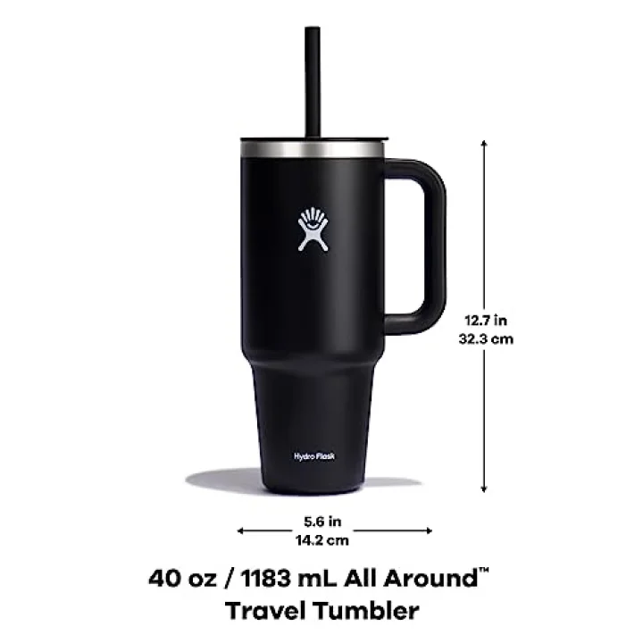 Paslanmaz Çelik Her Yerde Seyahat Tumbler Saplı 40oz Trillium