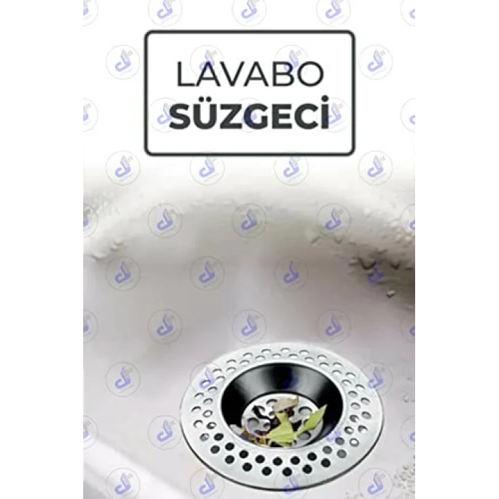 Paslanmaz Metal Lavabo Süzgeci