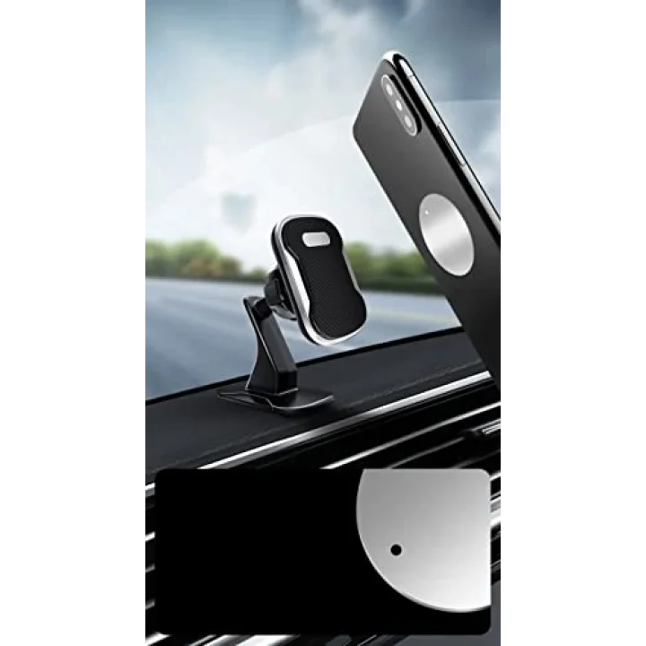Paste Type Privity Serisi Mıknatıslı Araç İçi Telefon Tutucu Vantuzlu Magnet 360 Derece Telefon Tutucu UGL