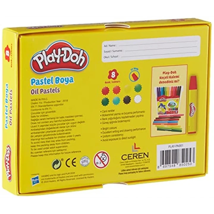PASTEL BOYA 8 RENK